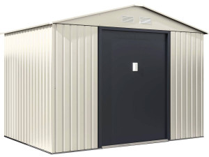 Nebraska metal garden shed - 5.29 m² - Beige