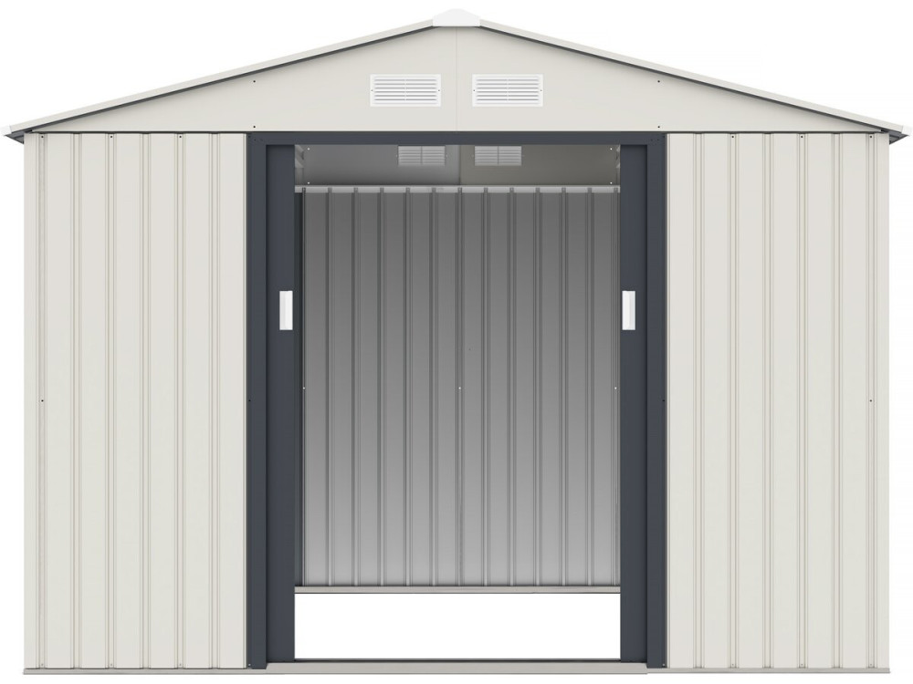 Metal garden shed "Nebraska" - 5.29m² with gutter