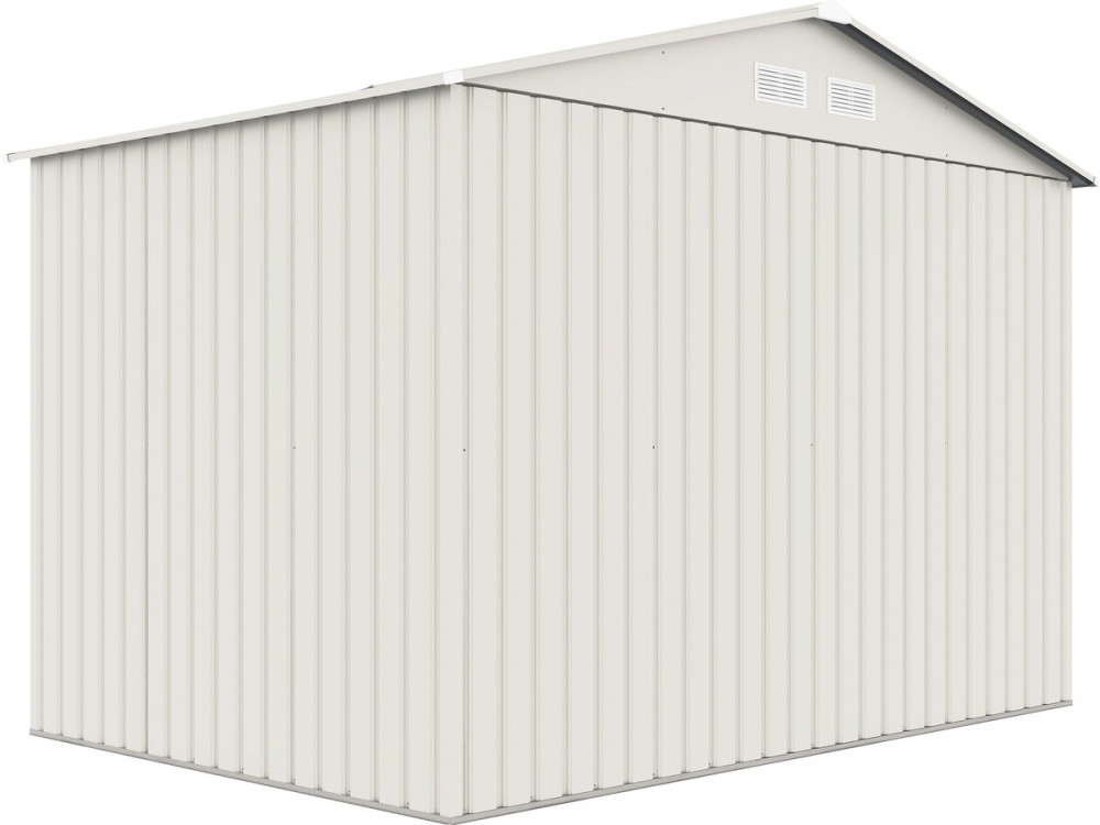 Metal garden shed "Nebraska" - 5.29m² with gutter
