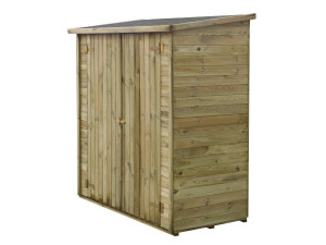 Wooden Garden shed "Lipki" -  5'10" x 2'11" x 5'9" / 6'1" - 5.31 ft² - 0.5"in- with a floor