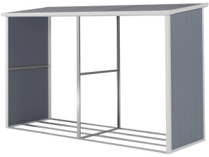 Alexandre" resin log cabin - 3.38 m² - 302 x 112 x 190 cm - Grey