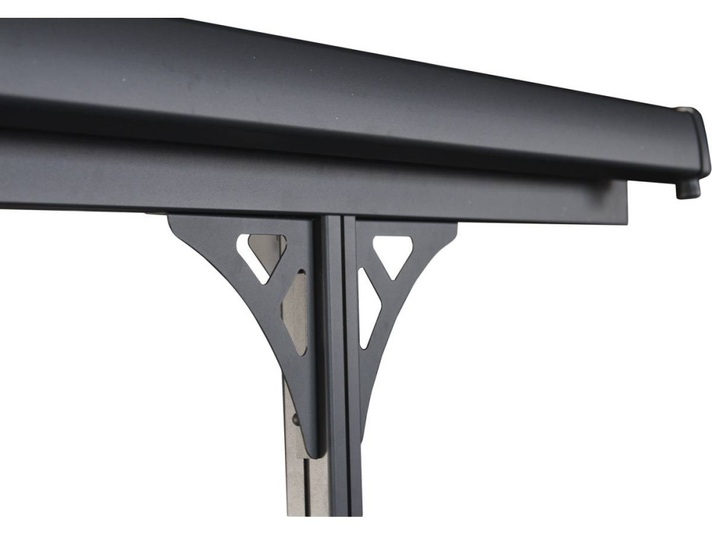 Outdoor Carport "Denver"- 5.02 x 3.13 x 2.05 m - Transparent / Black