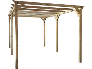 Wooden carport "Solar II" 3 x 5 x 2.4