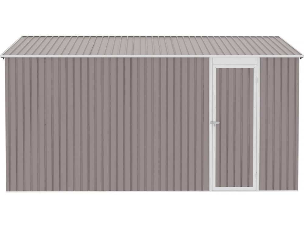 14' 5'' x 11' 2'' Metal Garage Shed - "Nevada"- with a rolling door -