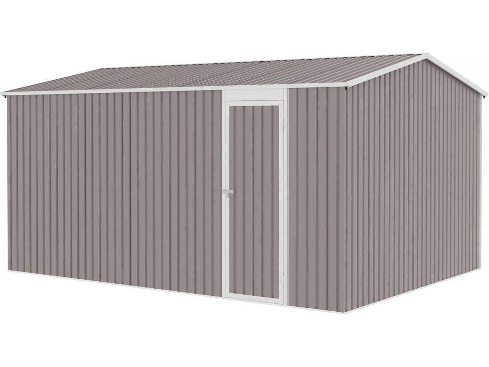 14' 5'' x 11' 2'' Metal Garage Shed - "Nevada"- with a rolling door -