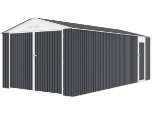 Houston metal garage 18.56m² - Anthracite
