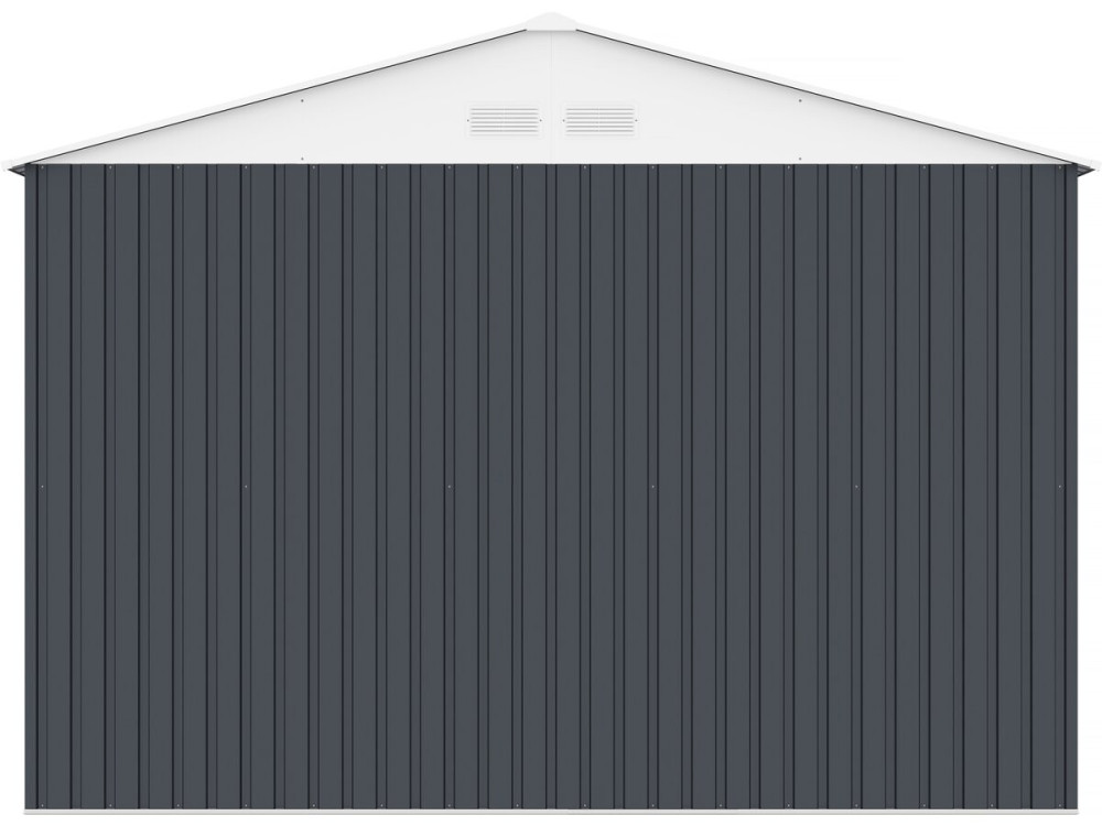 Houston metal garage - 18.56m² with gutter and water collector - Anthracite