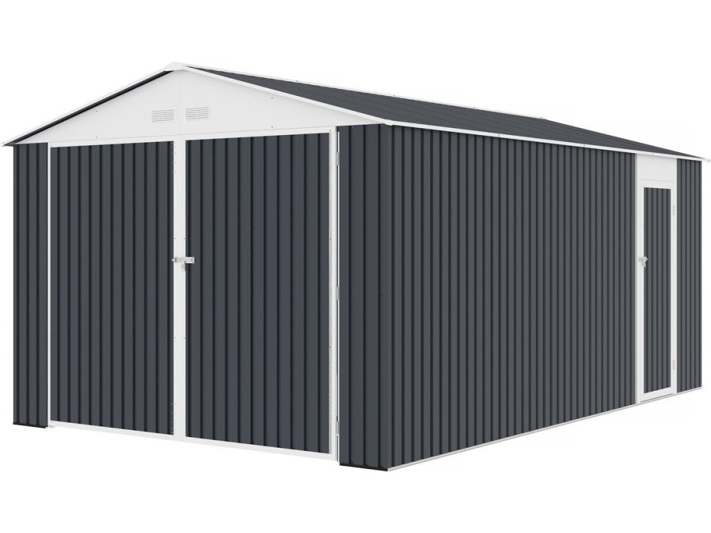 Houston metal garage 15.36 m² - Anthracite
