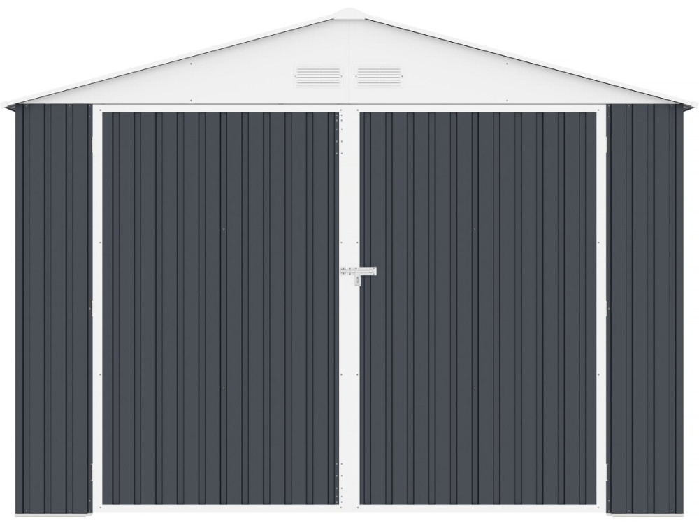 Houston metal garage 15.36 m² - Anthracite