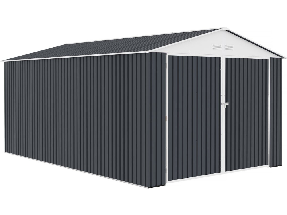 Houston metal garage 15.36 m² - Anthracite