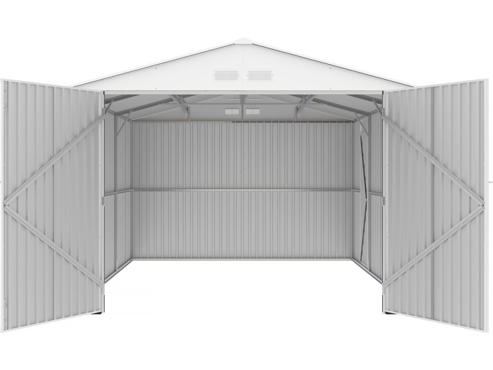 Houston metal garage 15.36 m² - Anthracite