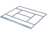 FOUNDATION FOR 4.07M² ROSAS GARDEN SHED