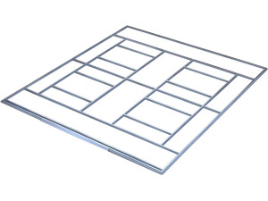FOUNDATION FOR 12.99M² DALLAS GARDEN SHED