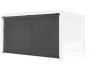 Bioclimatic pergola awning - 367 x 208 cm - Anthracite grey