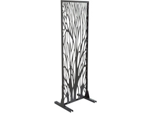 Decorative metal fence "Tree" 50 x 150 cm - Anthracite