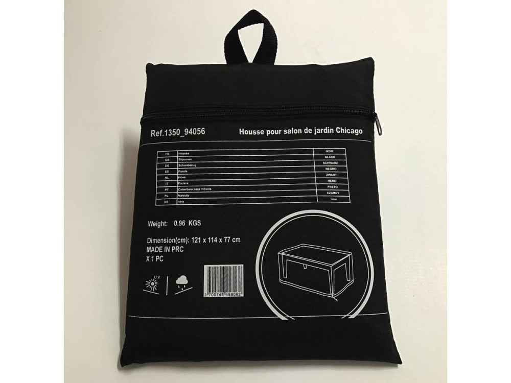 Protective Cover - Garden Set Chicago 4 - Black
