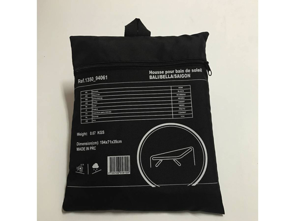 Protective cover - Bali/Bella/Saïgon sunbath - Black
