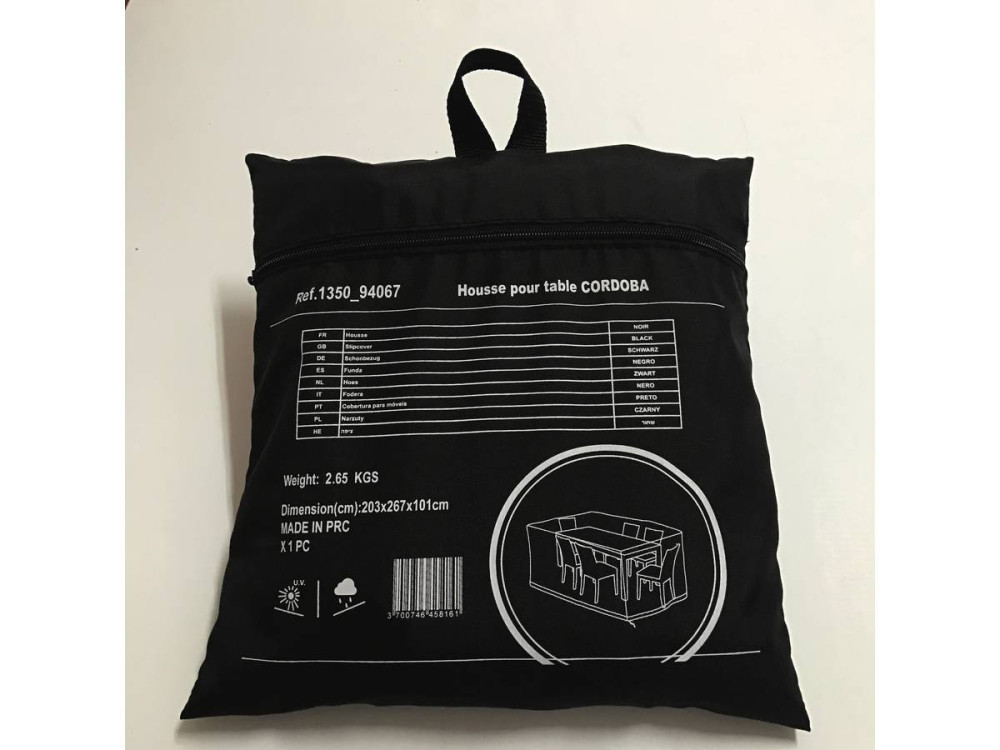 Protective cover - Cordoba meal garden - Black