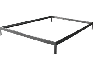 "Hortensia 4.8m²" polycarbonate greenhouse base color Zinc
