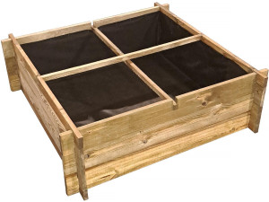 Aroma wooden vegetable patch - 100 x 100 x 30 cm