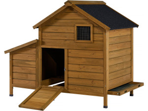 Cocotte" wooden coop - Brown