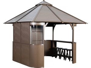 Bali spa shelter - 330 x 330 x 323 cm