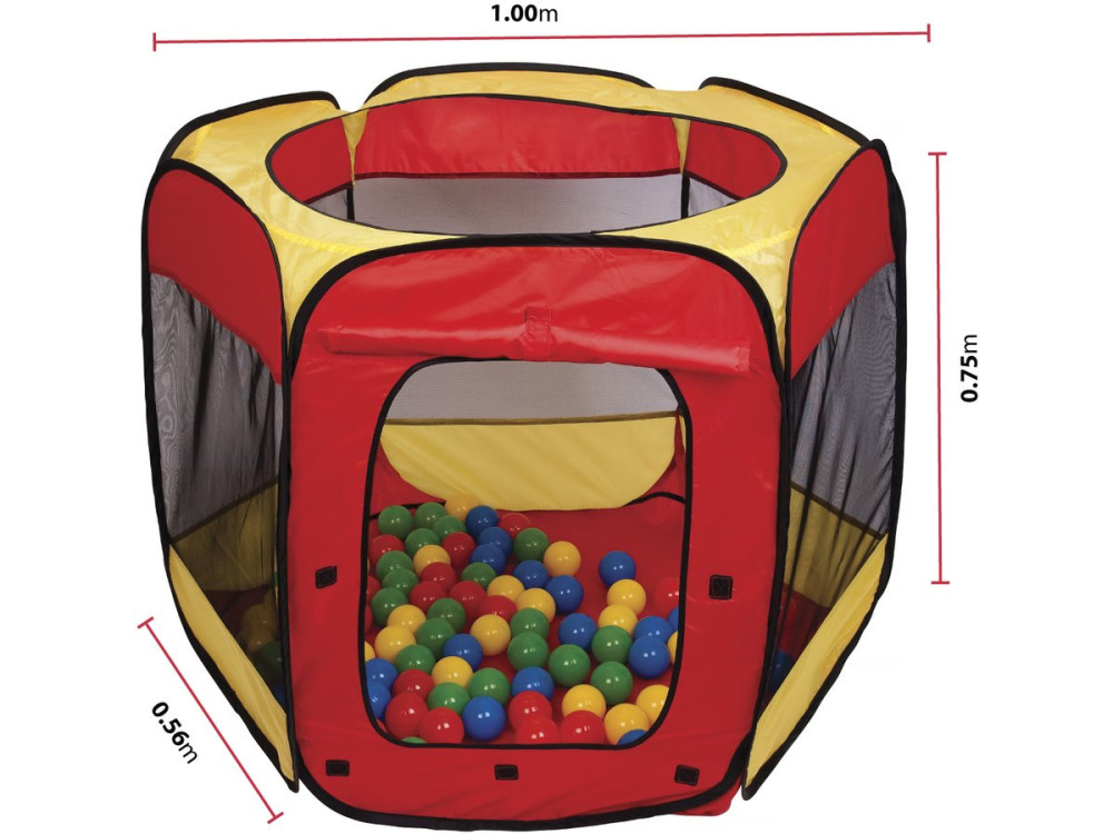 Ball tent with 100 balls included