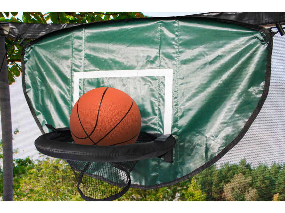 Universal basketball hoop for "Loopy" trampoline - Green