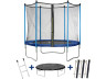 Trampoline "Happy" - Ø 1.80 m - with net + ladder + cover + anchoring kit