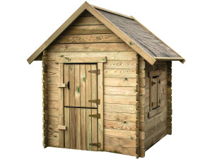 Sophie" wooden house - 120 x 120 x 159 cm