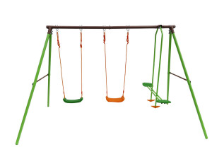 "Leo" steel play equipment - 1.96m - 3 uprights