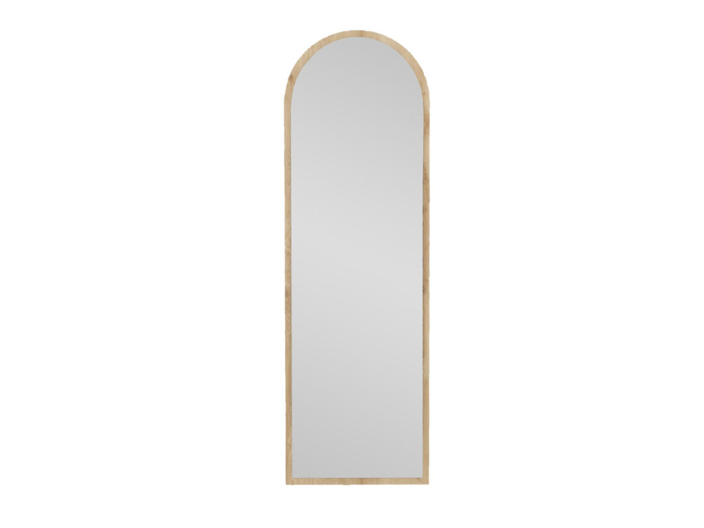 Emma" wooden mirror - 50 x 160 cm - Beige