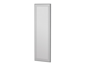 Buhem" wooden mirror - 40 x 120 cm - White