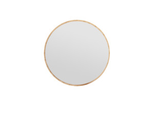Ozze" wooden mirror - 60 x 60 cm - Beige