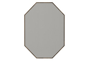Lost" decorative wooden mirror - 45 x 70 cm - Brown
