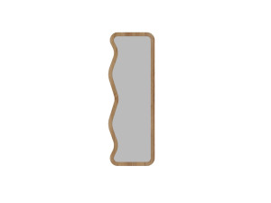 Asel" wooden mirror - 50 x 160 cm - Beige