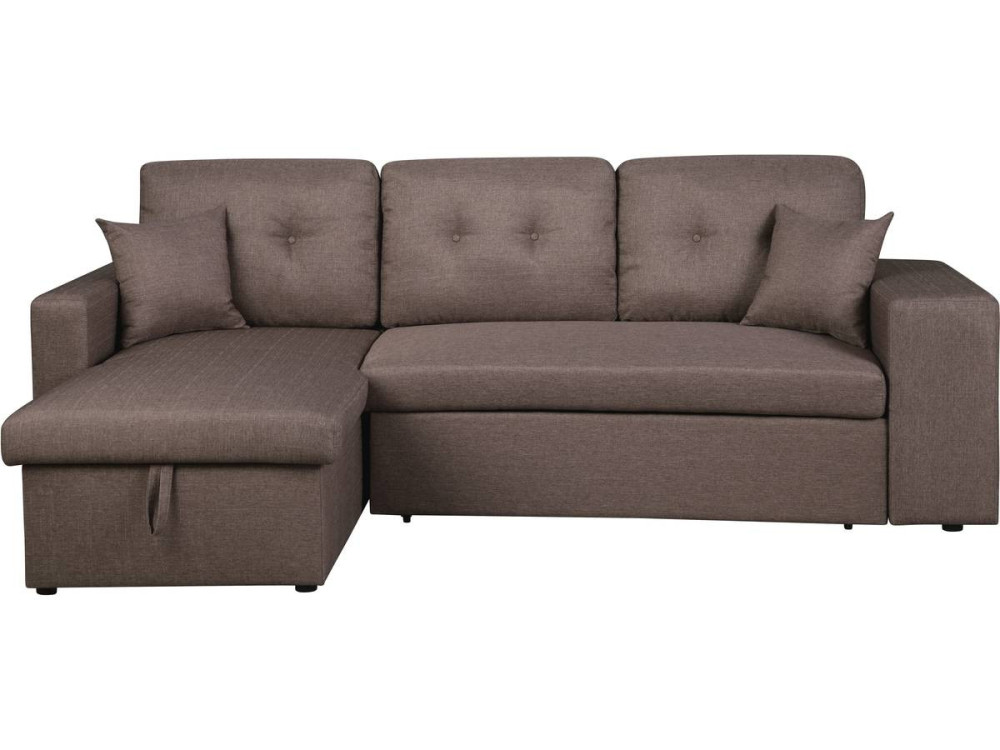 Convertible corner sofa "Axel" - Taupe