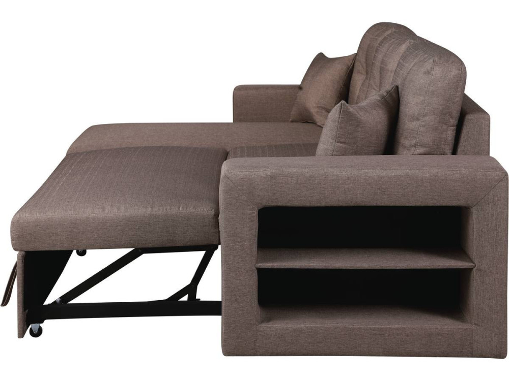 Convertible corner sofa "Axel" - Taupe