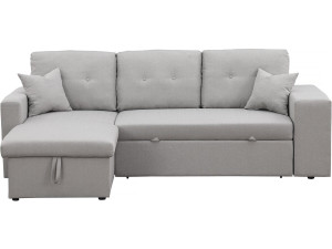 Axel convertible/reversible corner sofa - 3 seats - Light grey