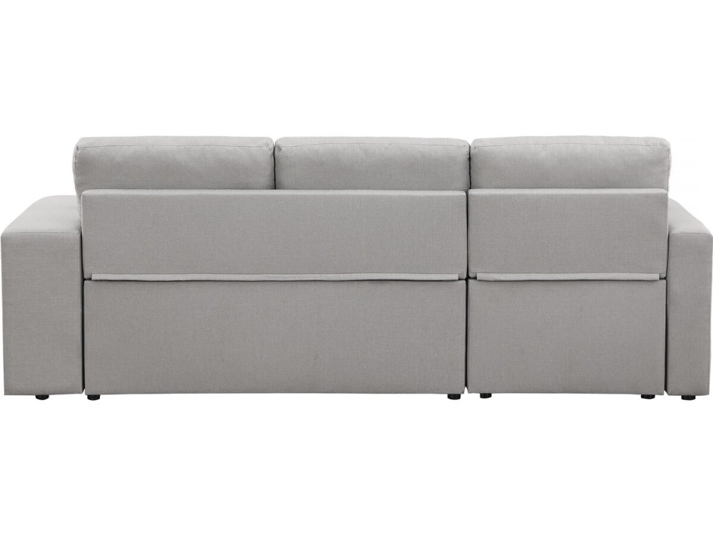 Axel convertible/reversible corner sofa - 3 seats - Light grey