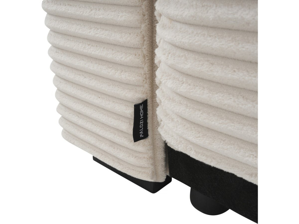 Opera corduroy corner sofa - 3 seater - Beige
