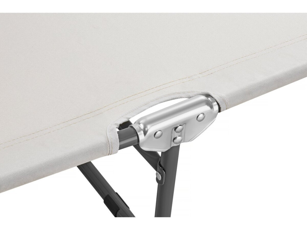 Set of 2 "Lazy" folding sunbeds - With sunshade - Beige