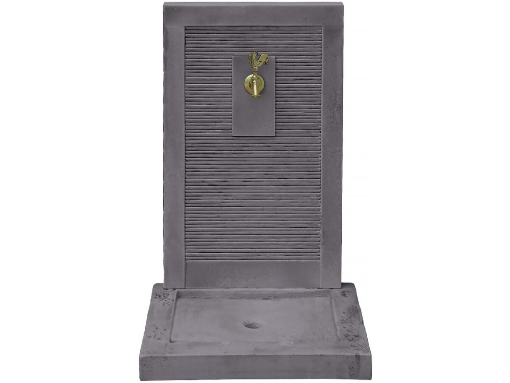 ETNA" fountain - stone - 57 x 42 x 87 cm - Grey