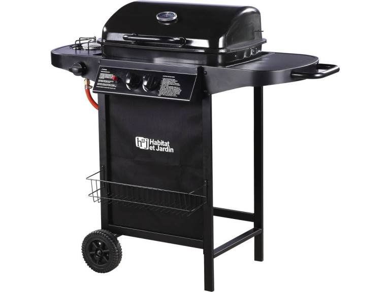 Barbecue gaz "Party 3"  - 3 burners 1 on the side - 9.38 kW - Black