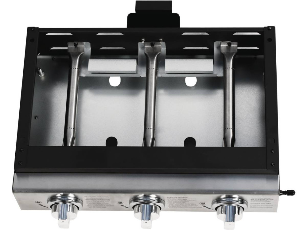 Plancha "Presto 3" - 3 burners - 7.5kW - Grey