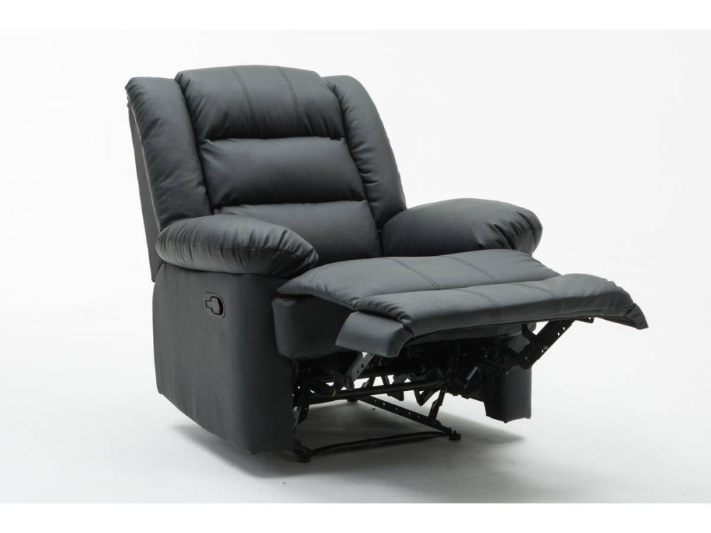 "Buckingham" relax armchair - Black
