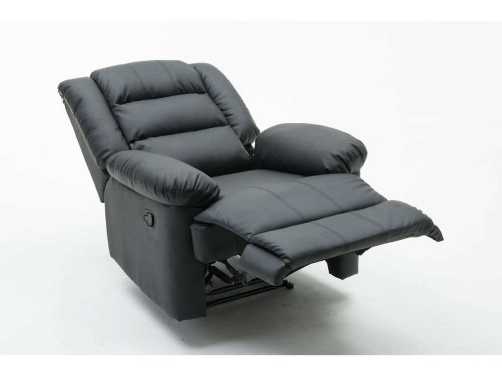 "Buckingham" relax armchair - Black