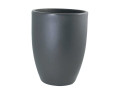 Rondo" flower pot - Olive green - Ø 30 cm - Anthracite