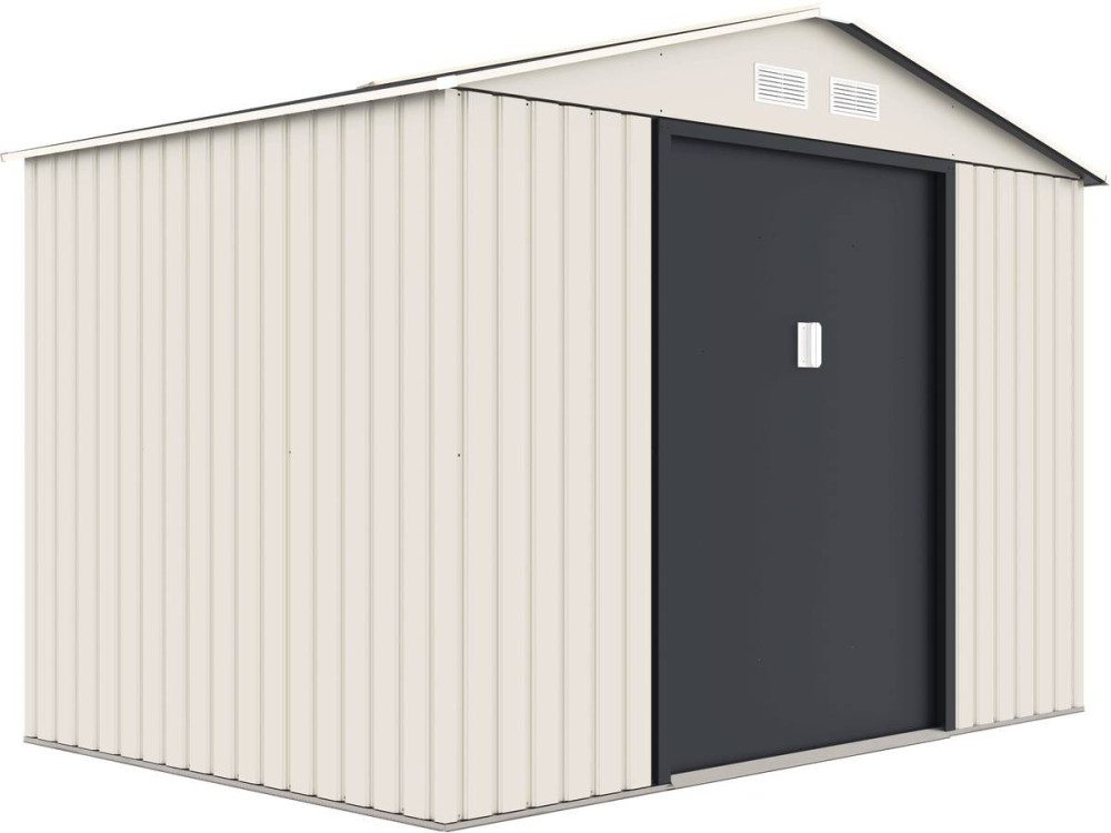 Nebraska metal garden shed - 5.29 m² - Beige