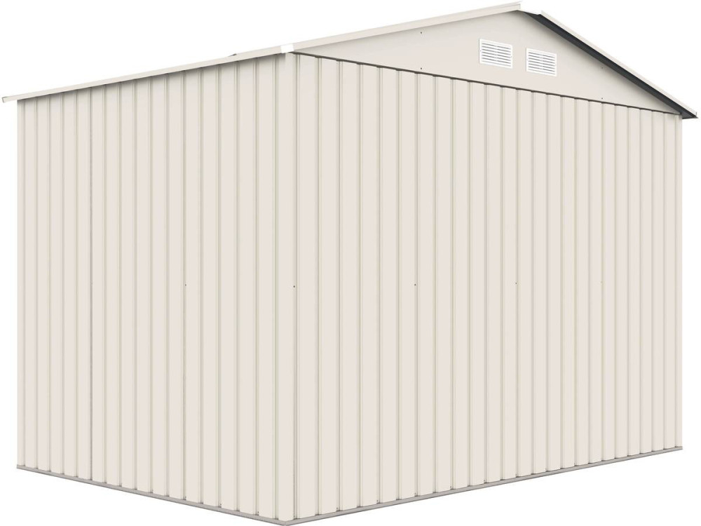 Nebraska metal garden shed - 5.29 m² - Beige